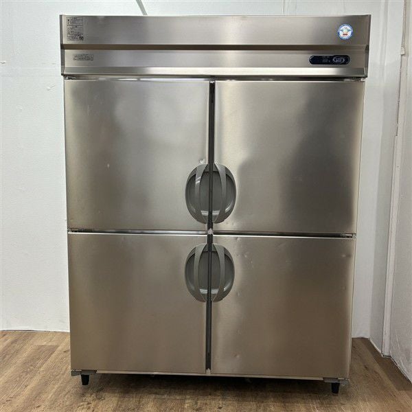 フクシマ縦型冷蔵庫2扉  2016年 フジマック 縦型冷凍冷蔵庫 FR1565F2Ki | 無限堂厨房ネットショップ