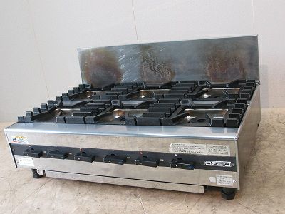 オザキ 卓上6口ガスコンロ OZ90-60K | 無限堂厨房ネットショップ