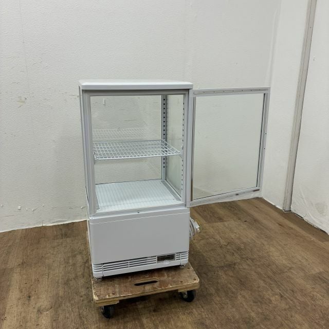 テンポスバスターズ 卓上4面ガラス冷蔵ショーケース TBSC4-058-WH