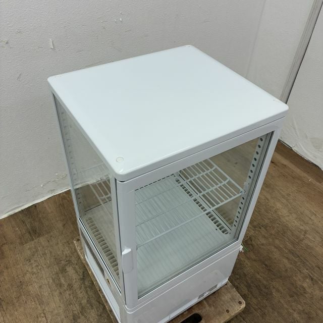 テンポスバスターズ 卓上4面ガラス冷蔵ショーケース TBSC4-058-WH