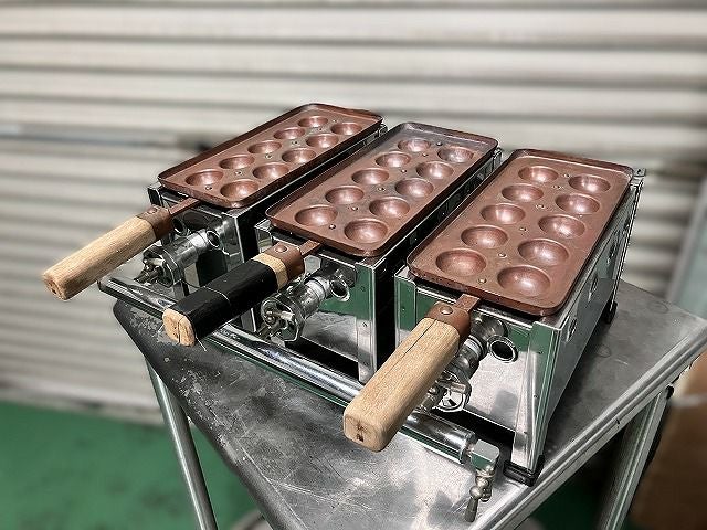 卓上銅板たこ焼き器 W500×D500×H210mm | 無限堂厨房ネットショップ