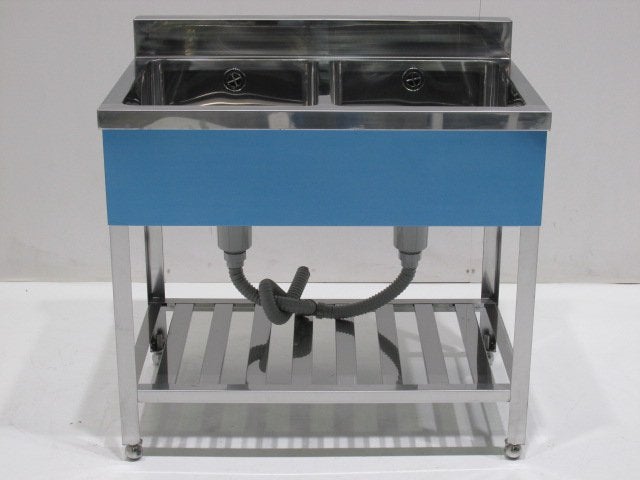 2槽シンク 1000x450x800(+90) ② 楽天市場】業務用 2槽シンク 900×450×高さ800 900-450 KIPROSTAR