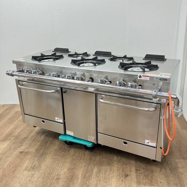 ガスレンジ 3年保証】【業務用/新品】【マルゼン】ガスレンジ 3口 自然対流式