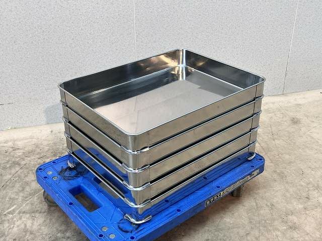 ステンレス餃子バット 大50 5枚セット | 無限堂厨房ネットショップ