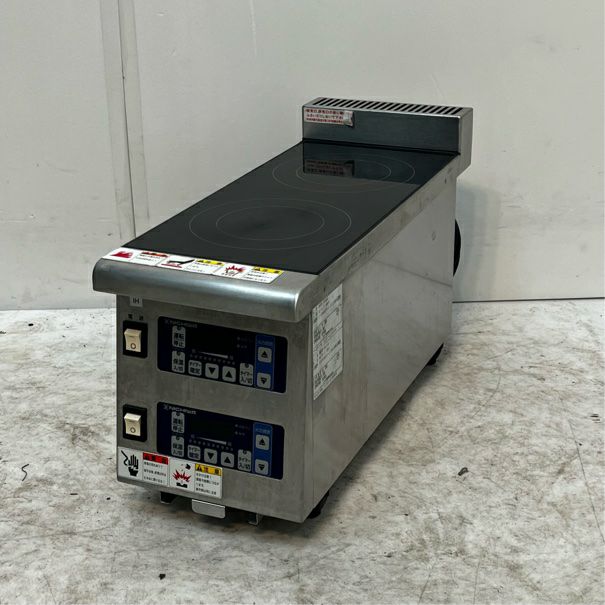 ニチワ 2連IHコンロ MIR-1.5WT | 無限堂厨房ネットショップ