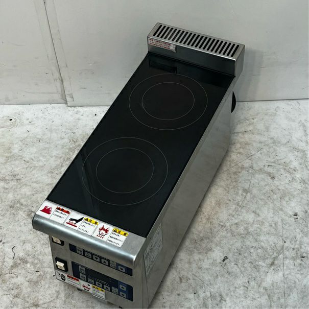 ニチワ 2連IHコンロ MIR-1.5WT | 無限堂厨房ネットショップ