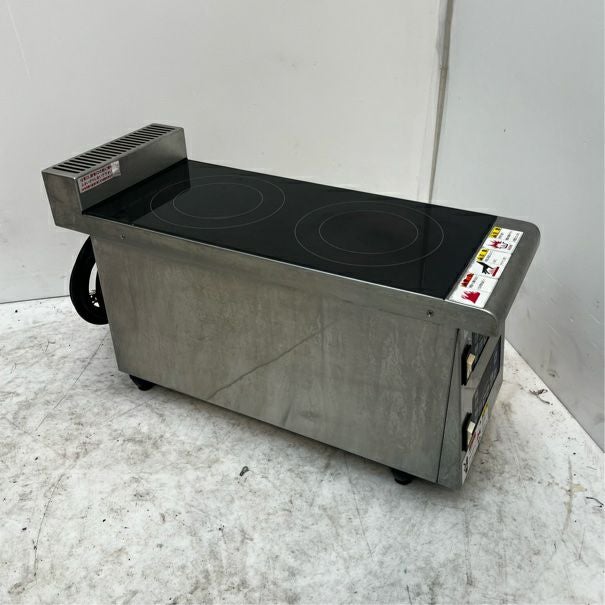 ニチワ 2連IHコンロ MIR-1.5WT | 無限堂厨房ネットショップ