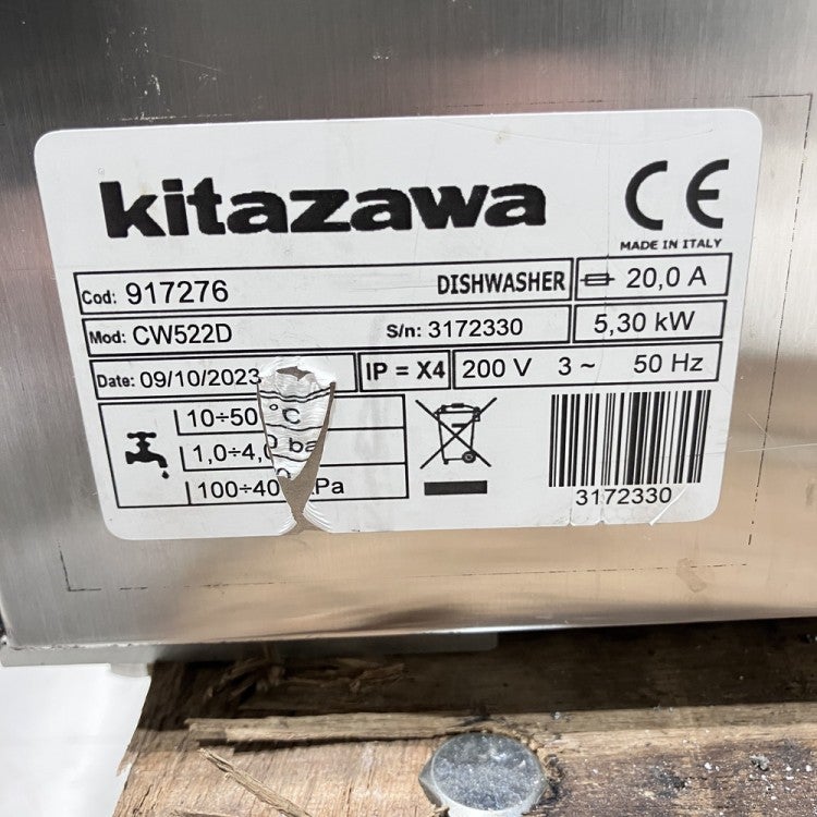 北沢産業 食器洗浄機・アンダーカウンタータイプ CW522D ※備考欄必読