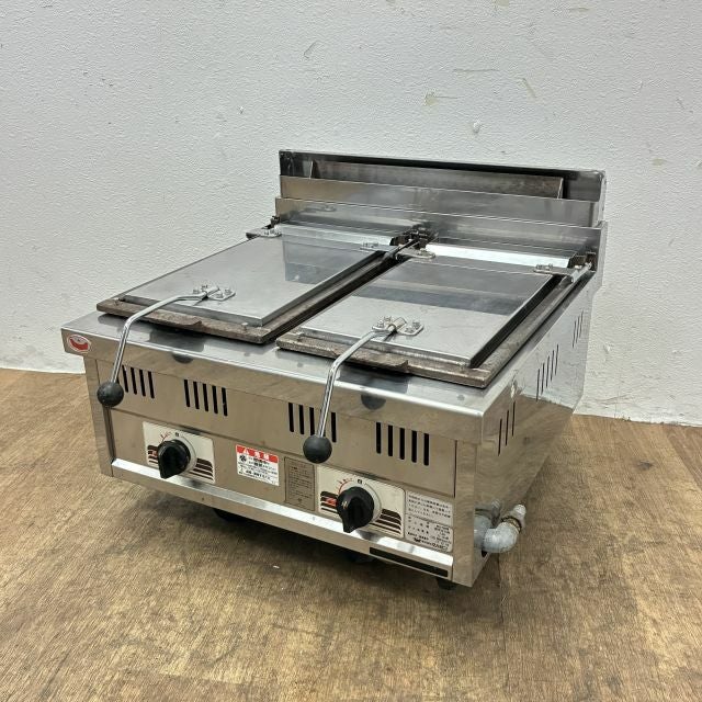 マルゼン 卓上ガス餃子焼き器 MGZ-066W | 無限堂厨房ネットショップ