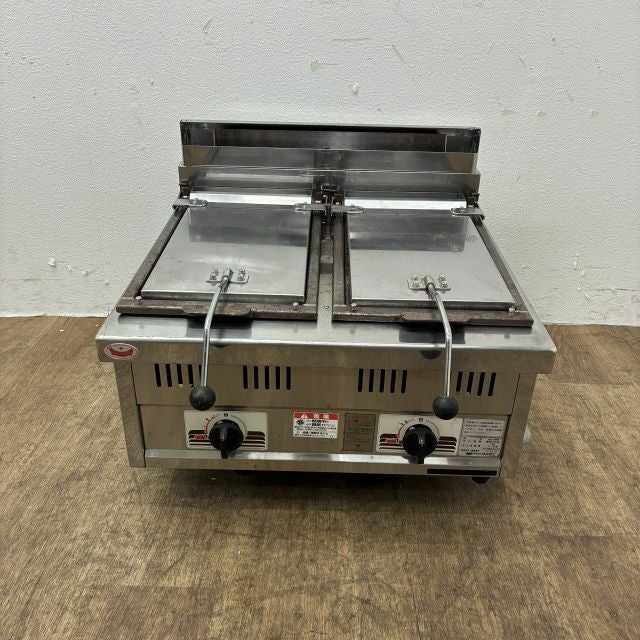 マルゼン 卓上ガス餃子焼き器 MGZ-066W | 無限堂厨房ネットショップ