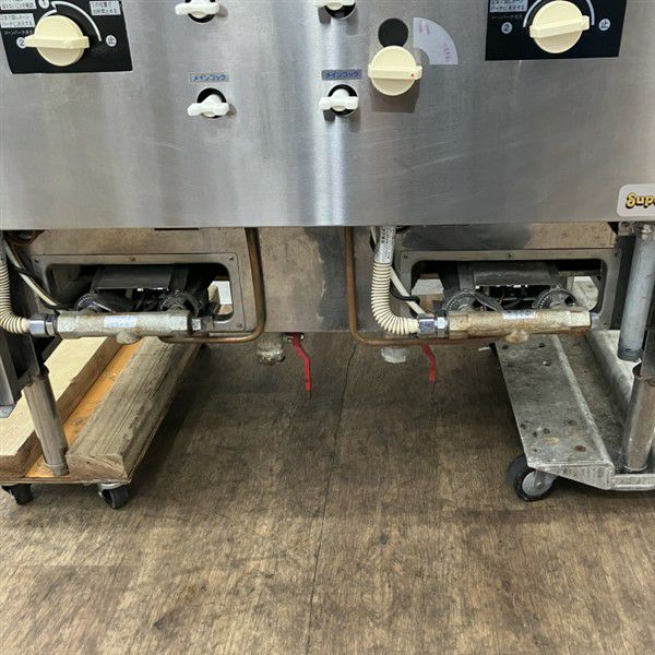 北沢産業 2槽ガスゆで麺機 KSK-212G | 無限堂厨房ネットショップ