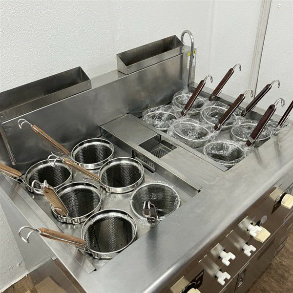 北沢産業 2槽ガスゆで麺機 KSK-212G | 無限堂厨房ネットショップ