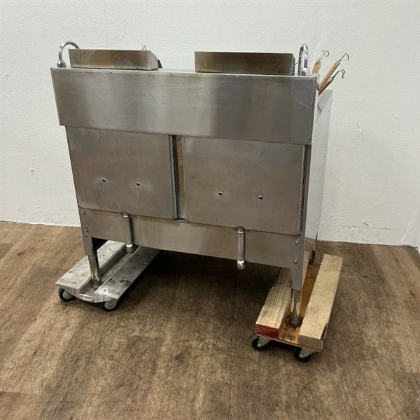 北沢産業 2槽ガスゆで麺機 KSK-212G | 無限堂厨房ネットショップ