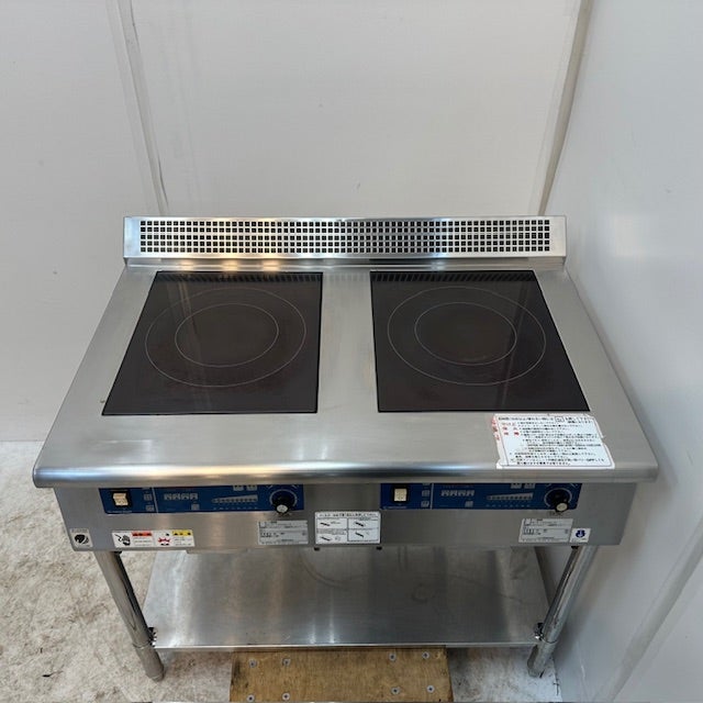 ニチワ 2連IH調理器 MIR-1055SA-N | 無限堂厨房ネットショップ