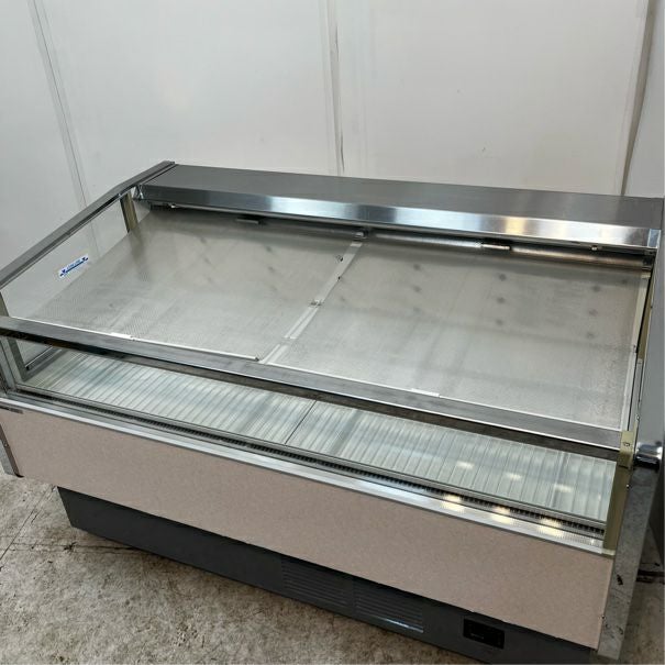 上開き 業務用冷蔵ショーケース Panasonic SSM-ES51SA 値下げ】【中古】 A07596 平型 オープン 冷蔵ショーケース