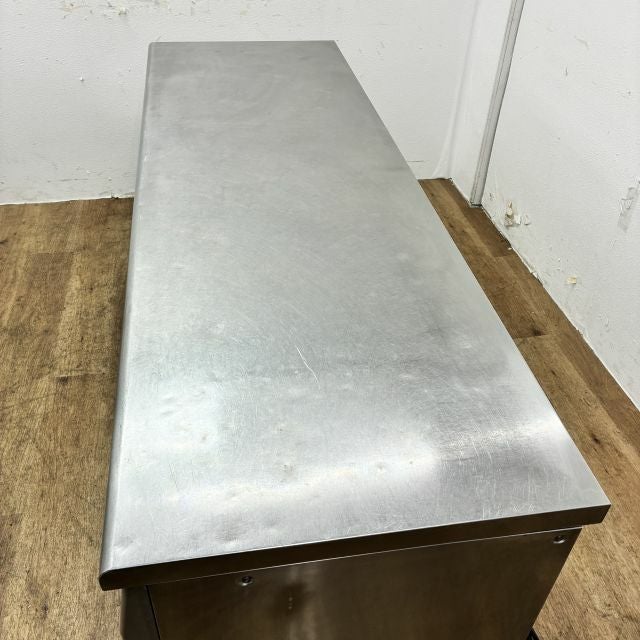 (H203-0)フクシマ 業務用 コールドテーブル 台下 冷凍冷蔵庫 YRC-181PM2 2015年製 W1800D600H800 中古 厨房 飲食店 店舗 フクシマガリレイ 冷凍冷蔵コールドテーブル YRC-181PM2-R ※備考欄必読