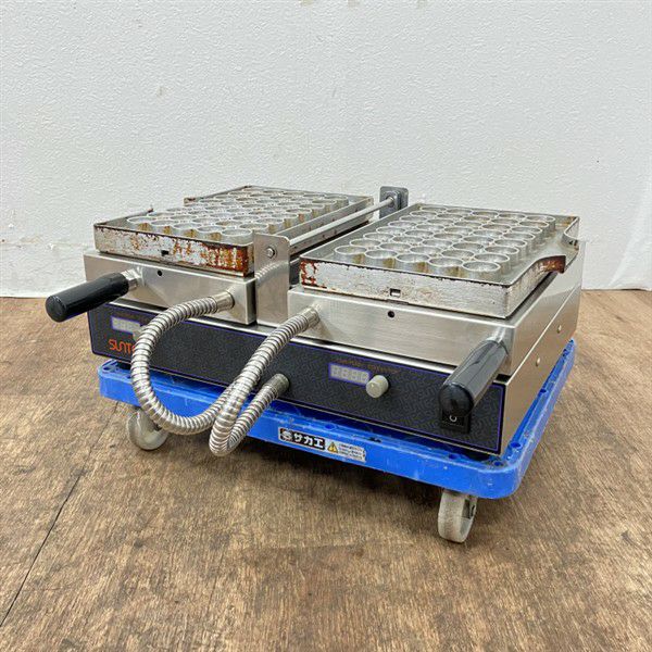 中古 ベビーカステラ焼機 丸型 SUNTEC サンテック MSP-200-DX サンテック ベビーカステラ焼成器 MSP-200-DX | 無限堂厨房ネットショップ