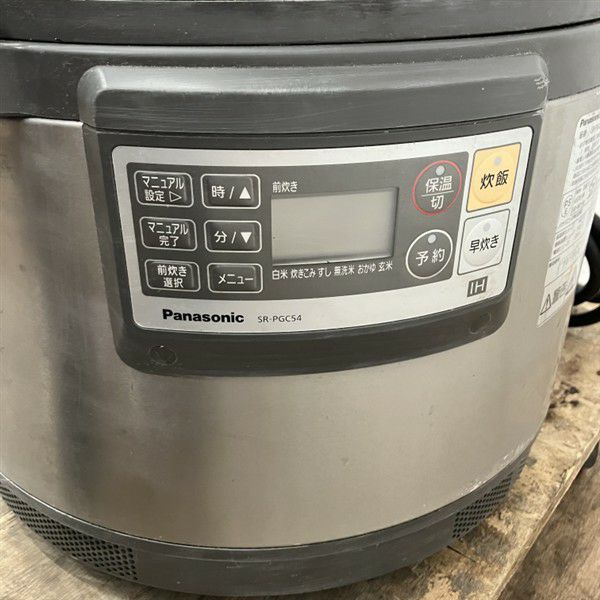 2022年製 Panasonic業務用炊飯ジャー SR-PGC54 単相200V Panasonic製 IH3升炊飯器【SR-PGE54】 – 株式会社エム・アイ・ケー