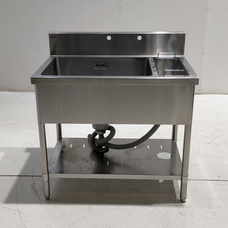 マルゼン 1槽シンクダスト槽付き | 無限堂厨房ネットショップ