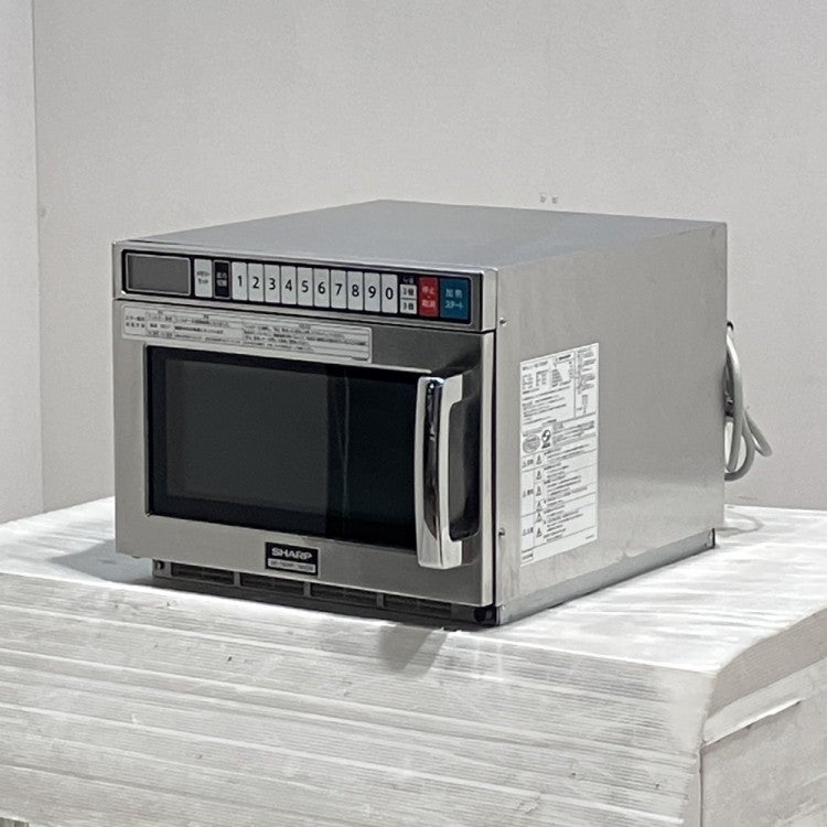 SHARP 業務用電子レンジ 2023年製 RE-7600P 単相200V D8454YO 【美品】業務用 電子レンジ シャープ RE-7600P 23年製 単相