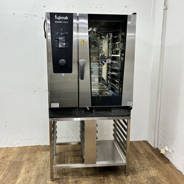 フジマック 架台付き ガス式スチームコンベクションオーブン FICC101G