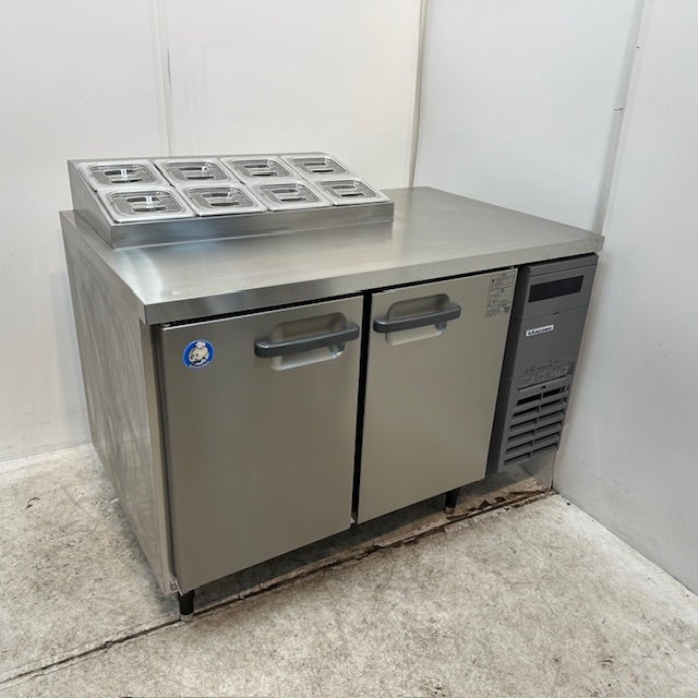 北沢産業 サンドイッチ冷蔵コールドテーブル KLRW-120RM-F(改) | 無限
