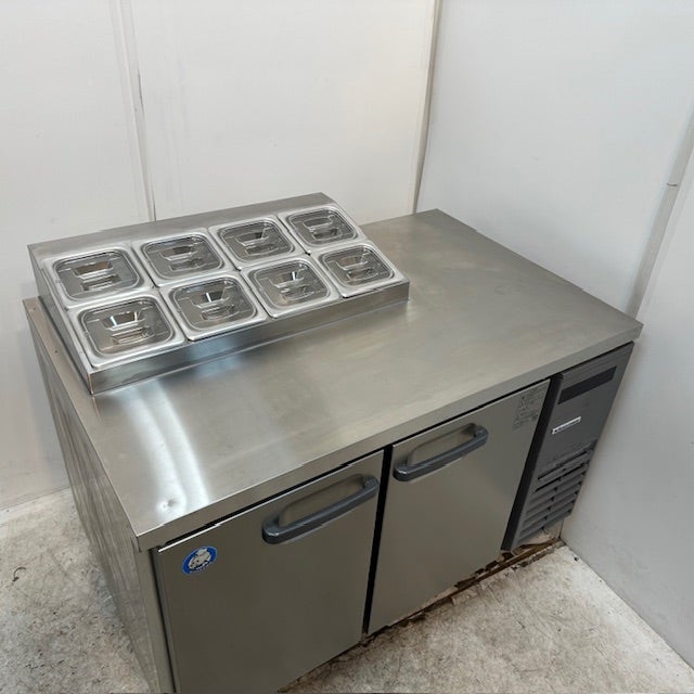 業務用冷蔵庫 KLRW-120RM 100V 北沢産業 サンドイッチ冷蔵コールドテーブル KLRW-120RM-F(改) | 無限