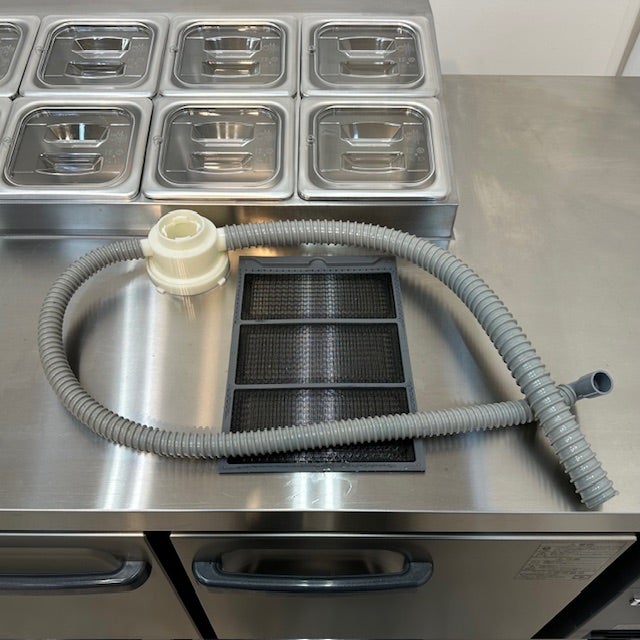 北沢産業 サンドイッチ冷蔵コールドテーブル KLRW-120RM-F(改) | 無限