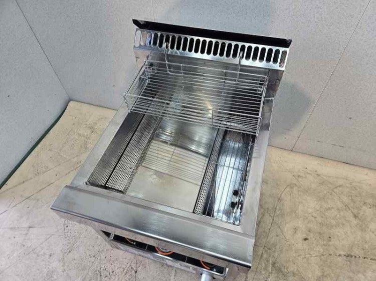 ■中古品 マルゼン卓上ガスフライヤー MGF-C12TJ 都市ガス 2016年 12L 400ｘ510ｘ650ｍｍ 動作問題なし■ マルゼン 卓上ガスフライヤー MGF-C12TJ | 無限堂厨房ネットショップ