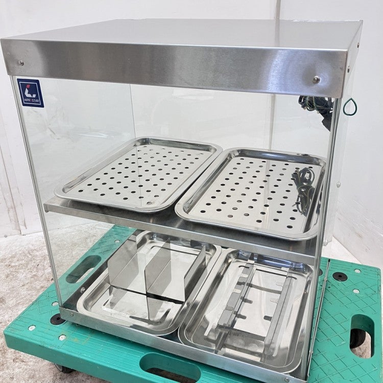 業務用ホットショーケース　キプロスター　PRO-2FG Amazon.co.jp: 業務用フードケース ホットショーケース 3面ガラス(背面