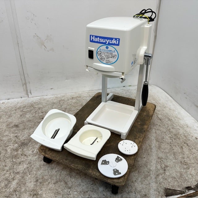 (4358-0)☆動作OK☆ ナショナル 業務用 かき氷機 アイススライサー＆クラッシャー MF-500 厨房機器 中古品 飲食店 店舗 かき氷機・アイススライサー | 無限堂厨房ネットショップ