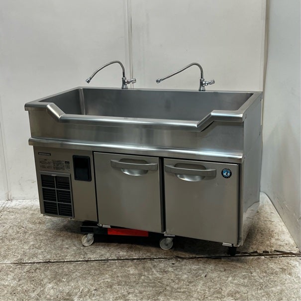 舟形冷蔵コールド ホシザキ 舟形シンク付冷蔵コールドテーブル RW-120SNCG-ML | 無限堂