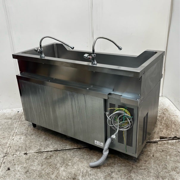 ホシザキ 舟形シンク付冷蔵コールドテーブル RW-120SNCG-ML | 無限堂 ホシザキ 舟形シンク付冷蔵コールドテーブル RW-120SNCG-ML | 無限堂
