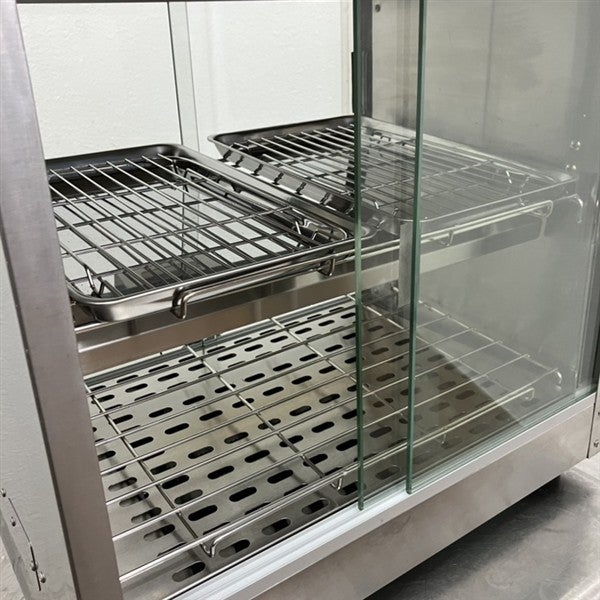 安吉ホットショーケース オールステンレスで衛生的 業務用ホットショーケース PRO-4WSE