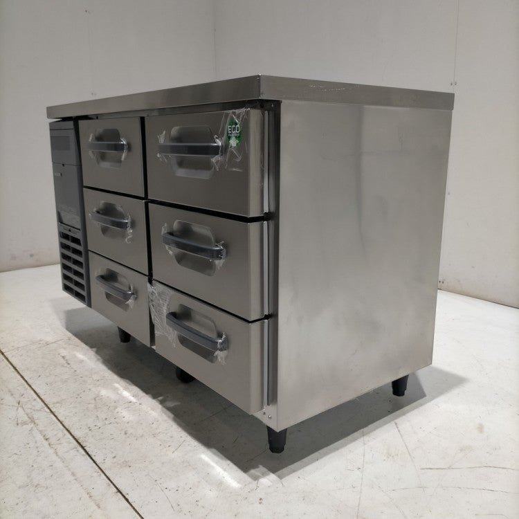 フクシマガリレイ ドロワー冷蔵コールドテーブル LDC-120RX | 無限堂