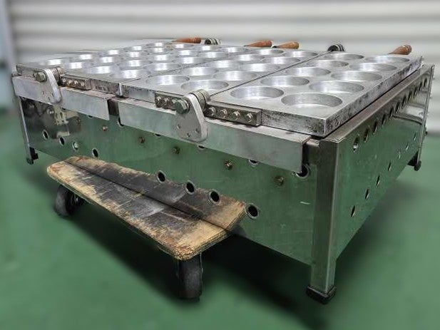 大東商会 半自動大判焼き器 2連 20個焼タイプ OK-200 | 無限堂厨房