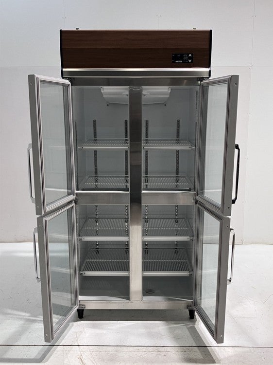 【引取限定】大和冷機 冷蔵リーチインショーケース 中古品 幅800×奥行450×高さ1865 ＤＣ－ＭＥ３１Ａ【小倉南区葛原東】 中古】冷蔵リーチインショーケース 大和冷機 DC-ME15A 幅400×奥行500