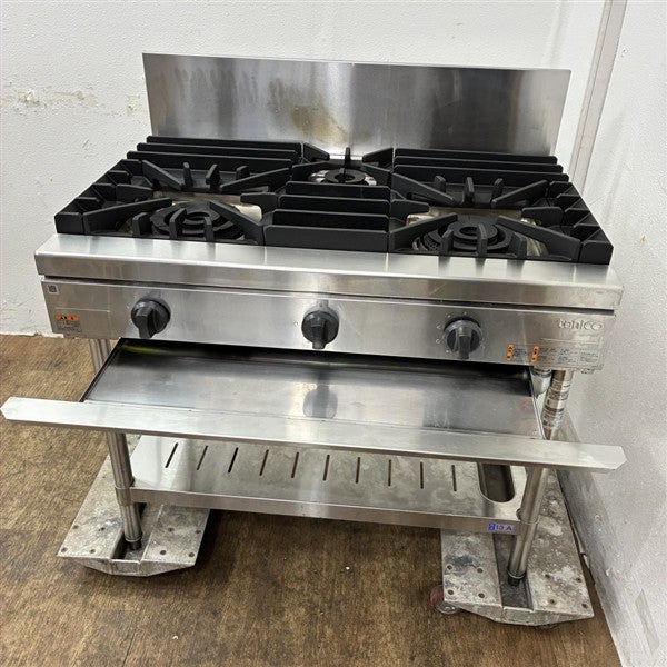 タニコー　ガステーブル　ガス台　3口 業務用/新品】【タニコー】ガステーブル 3口 【アルファーシリーズ