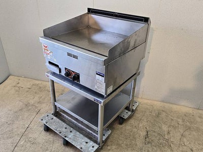 マルゼン 卓上ガスグリドル 架台付き MGG-066TB | 無限堂厨房ネット 