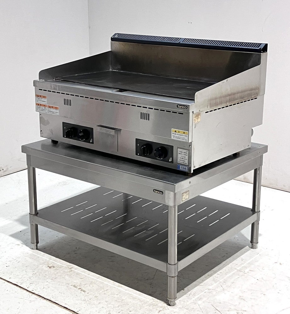 ガスグリドルTGG-90N タニコー/台付 TGG-90N タニコー 卓上ガスグリドル｜業務用厨房機器通販の厨房センター