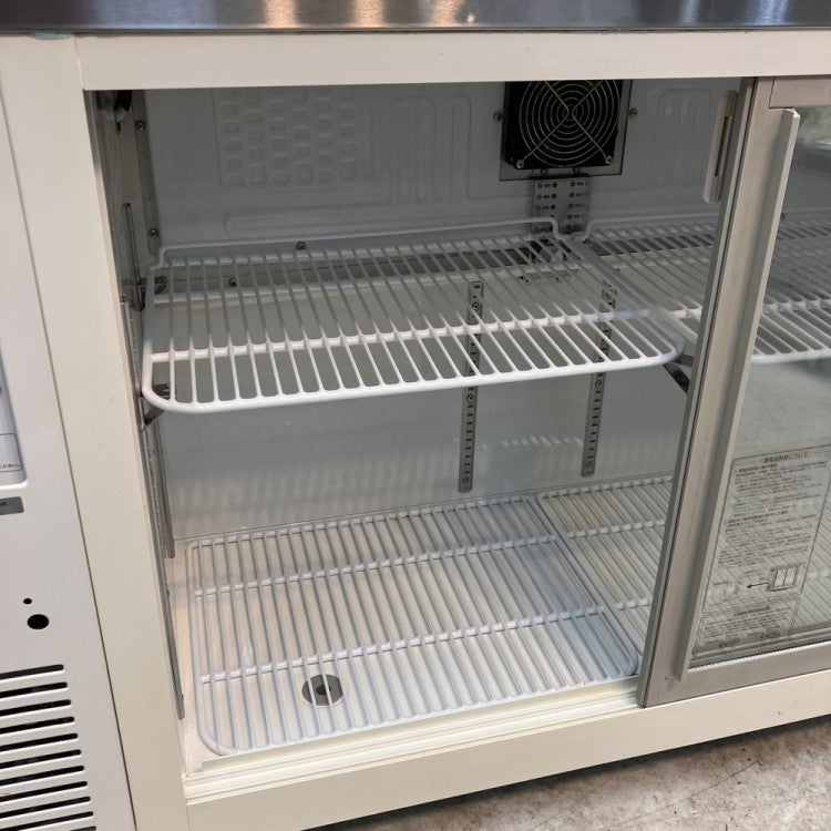 Panasonic パナソニック 冷蔵ショーケース SMR-V1241NB カウンタータイプ H800ｍｍ ビール中128本/大106本 2014年製 パナソニック テーブル形冷蔵ショーケース SMR-V1241NB | 無限堂厨房