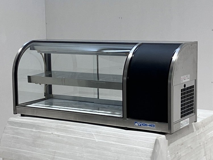 FBK8 大穂製作所 冷蔵ショーケース 卓上タイプ OHLMc-1200R 美品 大穂製作所 卓上冷蔵ショーケース OHLMe-1200R-B | 無限堂厨房ネット