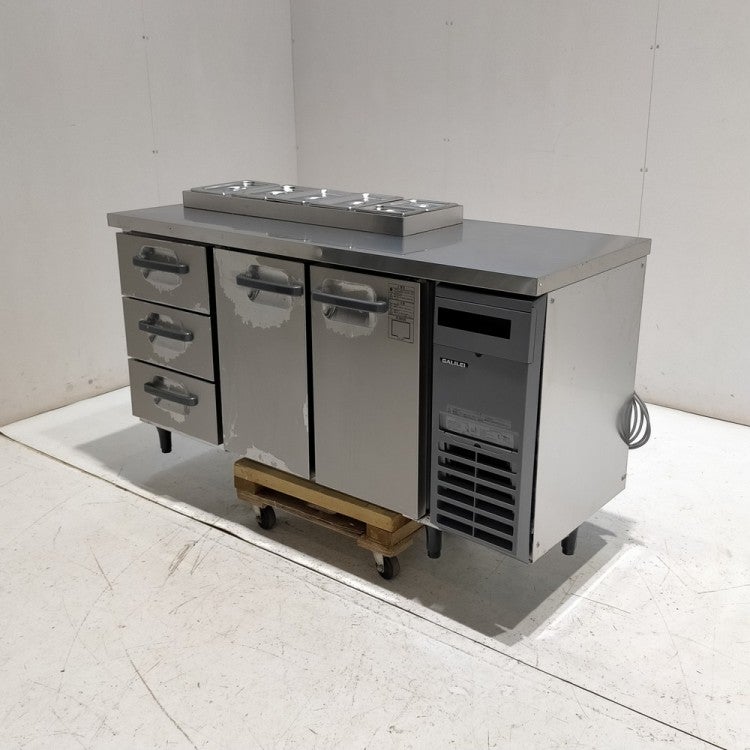 フクシマガリレイ ドロワーサンドイッチ冷蔵コールドテーブル LCC