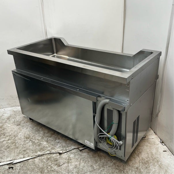 ホシザキ 舟形シンク付冷蔵コールドテーブル RW-120SNCG-ML | 無限堂
