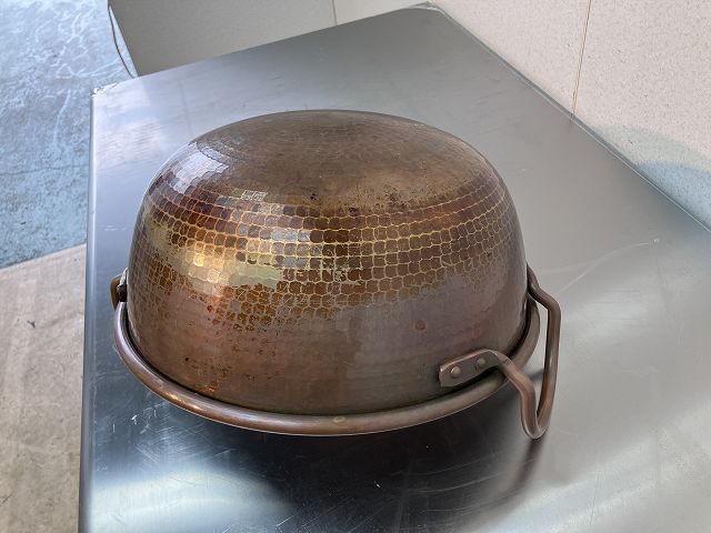 銅打出 30cm さわり鍋(手付～内側スズメッキ) | 無限堂厨房ネットショップ