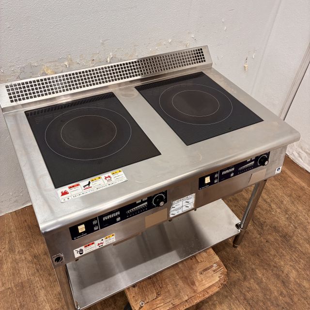 ニチワ 2連IH調理器 MIR-1055SA-N | 無限堂厨房ネットショップ