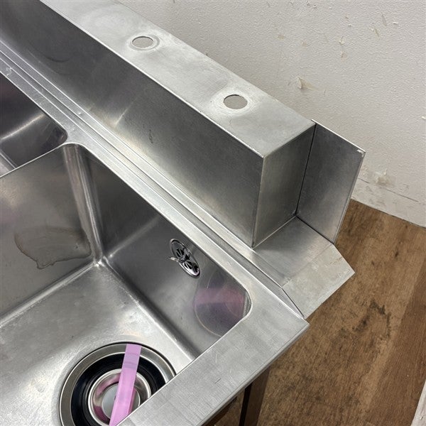 右ソイルド2槽シンク 910*650*820 | 無限堂厨房ネットショップ