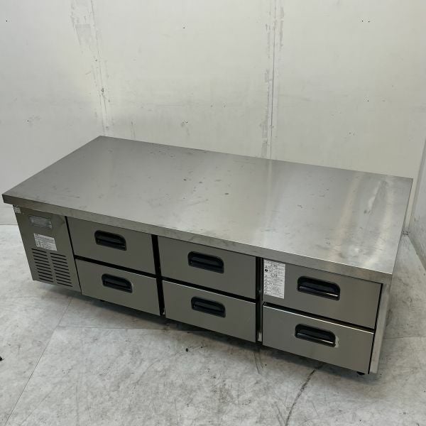大和冷機 低ドロワー冷蔵コールドーテーブル 5871CD2-CK | 無限堂厨房