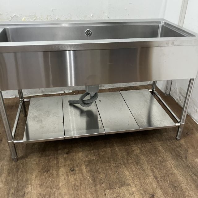 ☆地域限定送料無料☆工場整備品☆一槽ソイルドシンク右　幅720 ステンレス 左ソイルド1槽シンク 1800*700*840 | 無限堂厨房ネットショップ