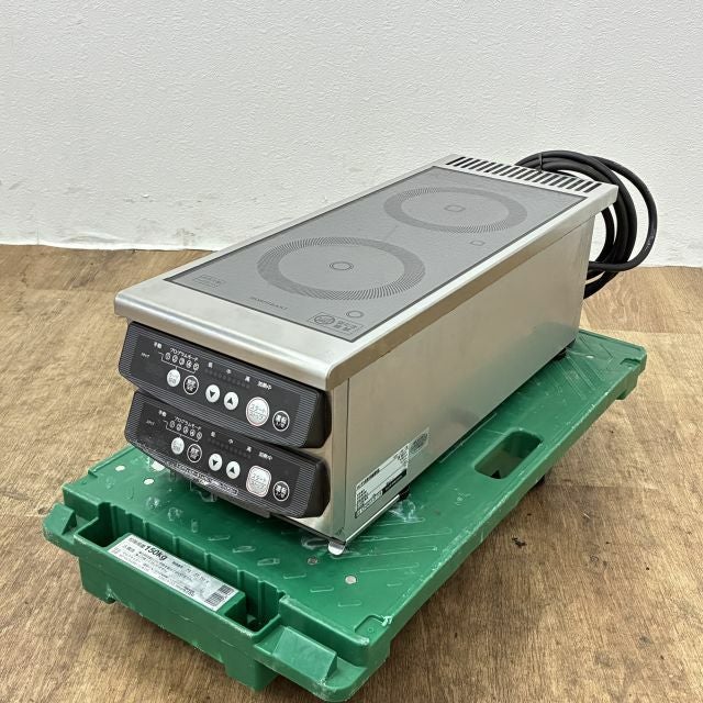 ガス代高騰対策！　２口　IH電磁調理器　中古 山善（YAMAZEN） ヤマゼン 2口IH調理器 脚付き H ［2口］ KES-WL1456E
